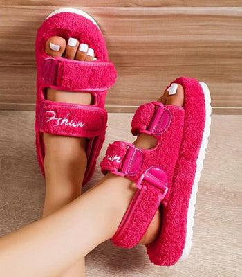Sandales plates femme été mode plateforme élégantes
