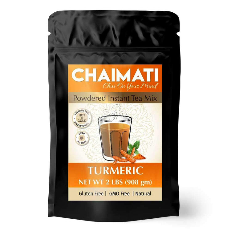 ChaiMati - Turmeric Chai Latte - Powdered Instant - 2 lbs jar Azure Eurybia