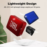IPX7 Waterproof Wireless Portable JBL GO2 Bluetooth Speaker White Eucalyptus