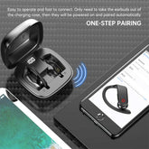 Led Display Wireless Headphones TWS Stereo Earbuds – Audio Accessory Teal Simba