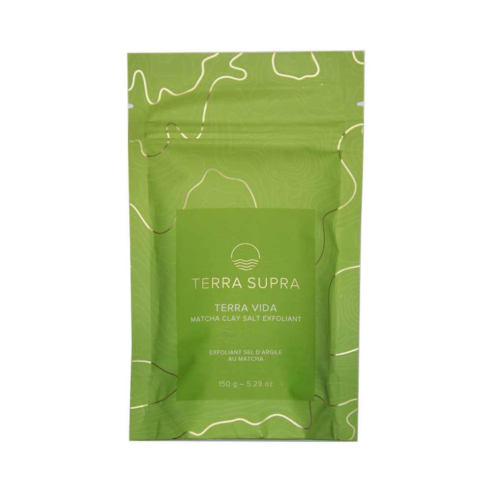 Terra Vida Matcha Clay Salt Exfoliant - 150g Teal Meleager
