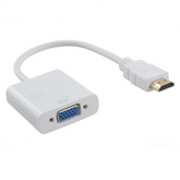 1080P HDMI-compatible to VGA Adapter For Xbox PS4 PC Lilac Milo