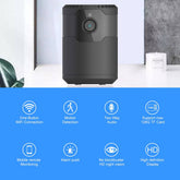 HD 2MP 1080P Wireless Mini Wifi Camera Night Vision Ip Camera – Tech Accessories Teal Simba