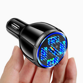15W Quick Charge 5USB QC3.0 Car Charger Lilac Milo