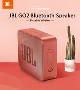 IPX7 Waterproof Wireless Portable JBL GO2 Bluetooth Speaker White Eucalyptus