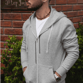 Mens Unmatched Stripes Zip Up Hoodie Yellow Pandora