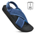 Sandales femmes Aerothotic Aqueduct à bride arrière pour été, confort premium, semelle gel PU, soutien voûte plantaire, disponibles en noir, bleu et vin.