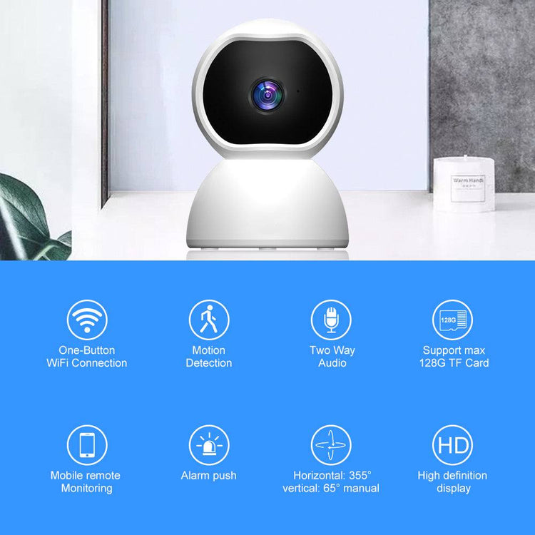 1080P Home Security Indoor Wireless IP Camera – Tech Accessories Teal Simba