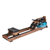 Topiom Rowing Machine for Home Use | Solid Wood | TM3 Monitor Olive Nyx