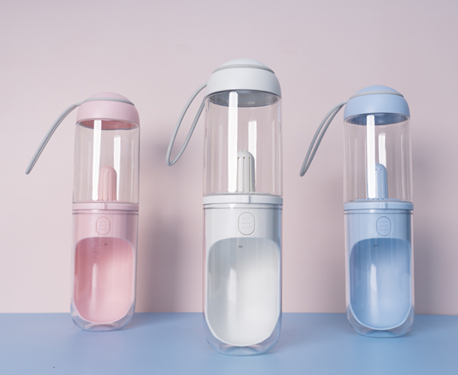 Outdoor Travel Pet Water Dispenser Pet Dog Cat Water Bottle Lilac Milo