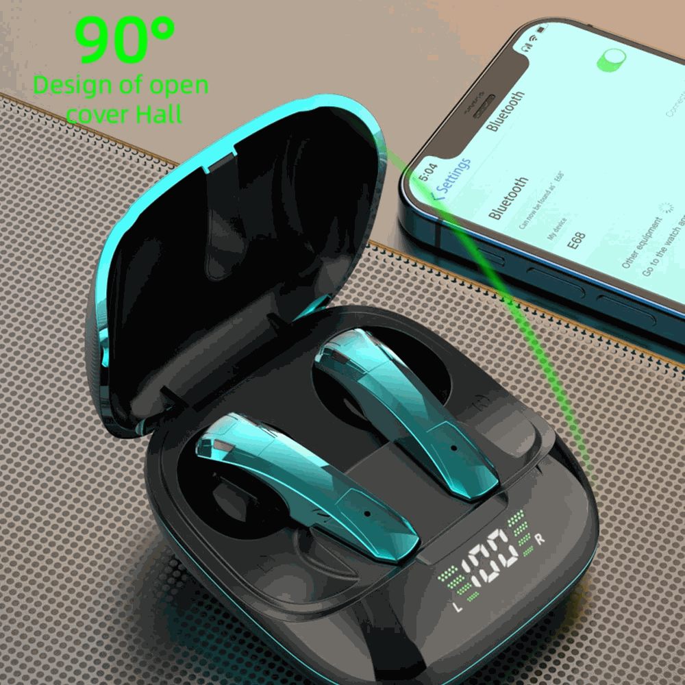 Wireless TWS Gaming Bluetooth 5.0 Earphones With Microphone – Audio and Video Lilac Milo