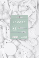 Pale Pine iPhone Lightning to Type C · 1.2 meter · Made of recycled Lavender Cassandra