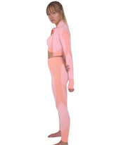 Trois Seamless Sports Jacket - Pink | Polyester Lazurite