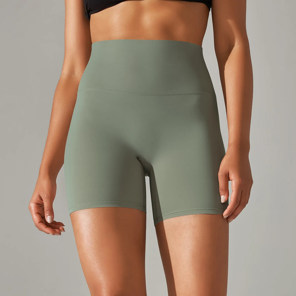 Yoga Shorts Women Fitness Shorts Running Cycling Shorts Breathable Sports Leggings High Waist Summer Workout Gym Shorts Khamik Shop Online
