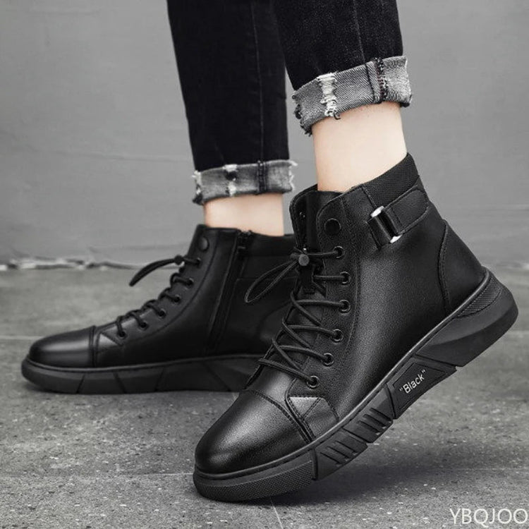 New spring autumn simple comfortable high top men&