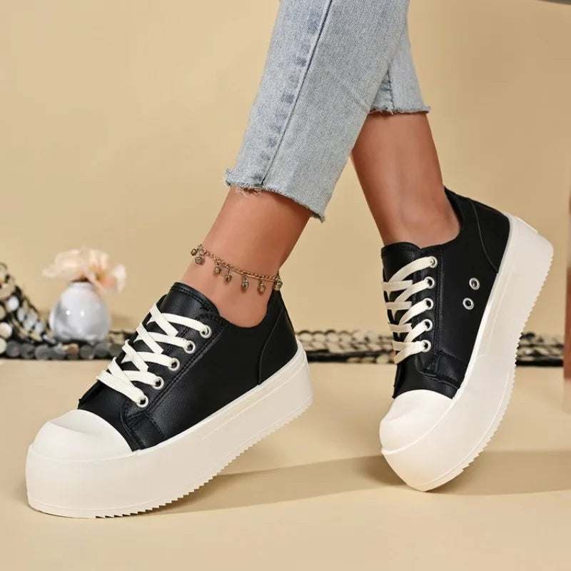 2026 Couple Platform Shoes Luxury Designer High-top Board Shoe Comfortable Low-top Breathable Casual Sneakers Кроссовки Мужские Khamik Shop Online