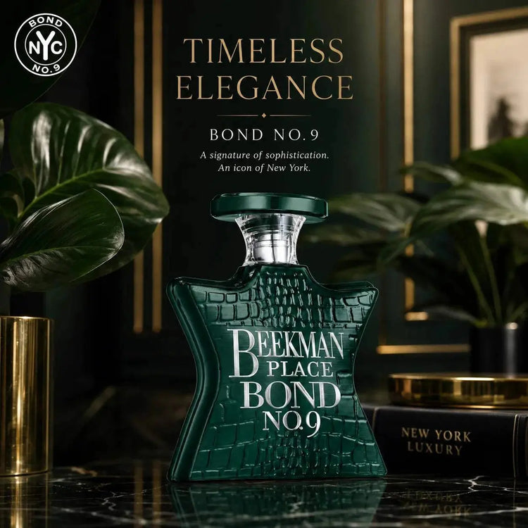 Bond No.9 Beekman Place Eau De Parfum 100ml for Men Long Lasting Luxury Niche Perfume Spray Fresh Citrus Lavender Blackcurrant Jasmine Woody Amber Musk Daily Wear Travel Gift Khamik Shop Online