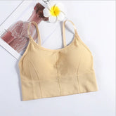 Women Sexy Crop Tops Bra Tube Top Female Streetwear Sleeveless Seamless Sports Bra Crop Camis Top Tee Bandeau Top Basic Tank Khamik Shop Online
