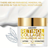 Retinol Face Cream Moisturizing Wrinkle Remover Collagen Hyaluronic Acid Creams Skin Care Cosmetic for Women&Men Khamik Shop Online