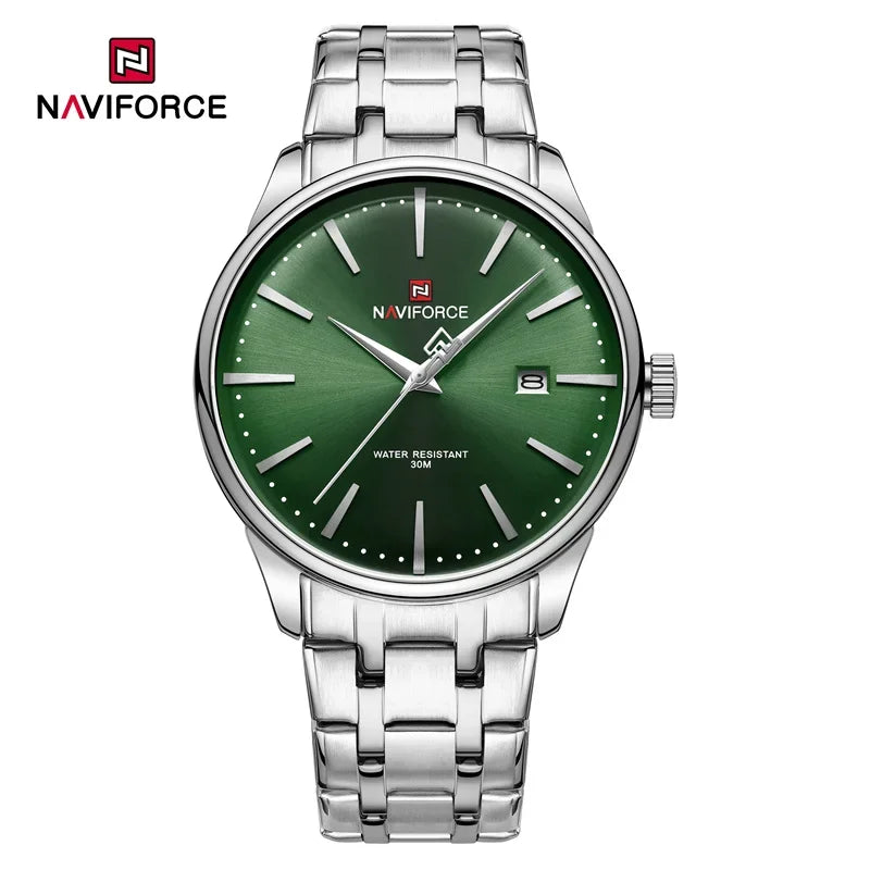 Luxury Men'S Calendar Watches Waterproof Fashion Business Stainless Steel Strap Quartz Wristwatches Relogio Masculino