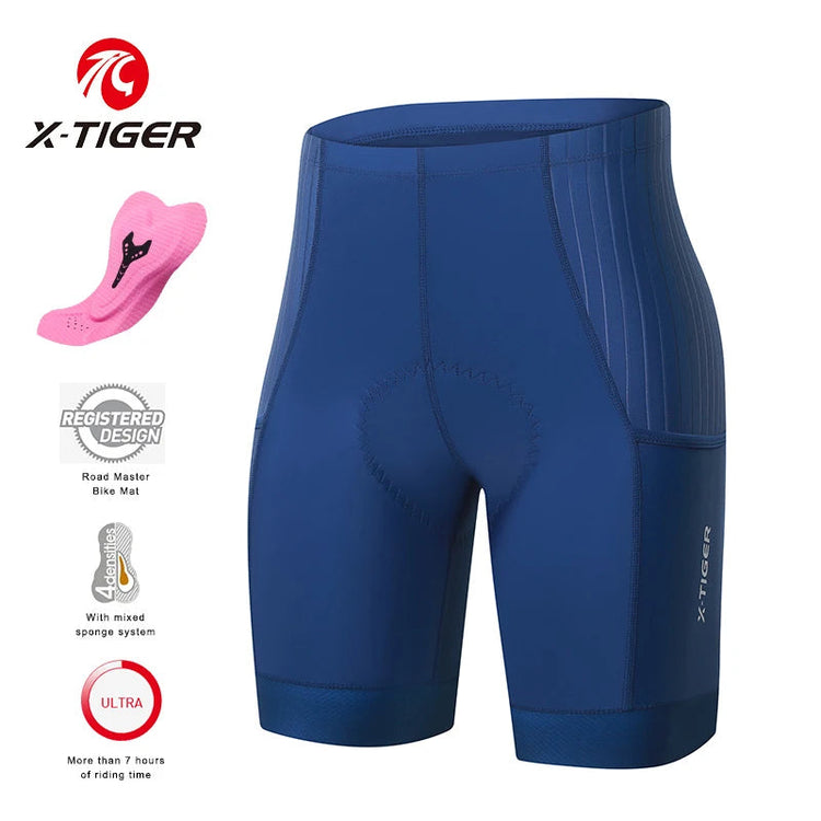 X-Tiger Cycling Shorts Bike Tights Pro Bicycle Shorts Breathable Lycra Sports Women MTB Road Biking Shorts 7 Hours Riding Khamik Shop Online