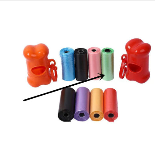 Pet Trash Bag Dog Poop Bags For Waste Refuse Cleanup Pear Daisy