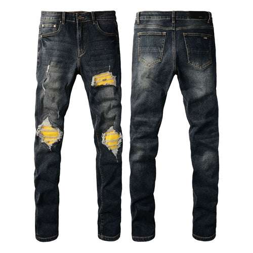 SteelLine™ – Slim Fit Streetstyle Jeans for Men Carmine Juneberry
