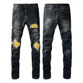 SteelLine™ – Slim Fit Streetstyle Jeans for Men Carmine Juneberry