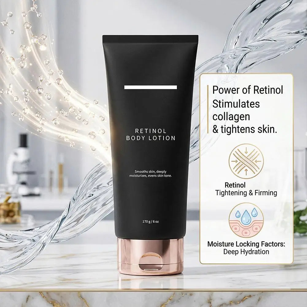 Retinol Body Lotion Moisturizing Firming Body Cream for Crepey Skin, Daily Hydrating Retinol Lotion for Neck & All Body Skincare Khamik Shop Online