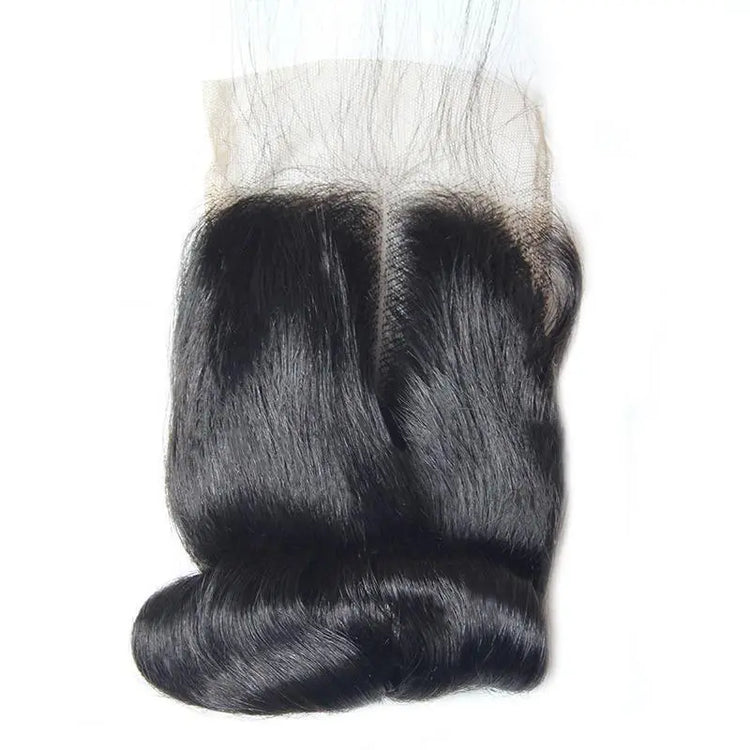 10A Grade Brazilian Egg Curl Fumi Human Hair Bundles With 4x4 Closure Cerise Alfie