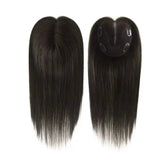6 Colors Available Human Hair Topper Wig 4x4.5 Lace Frontal 12 Inch Hand-Tied 4 Clips 48H Ship 