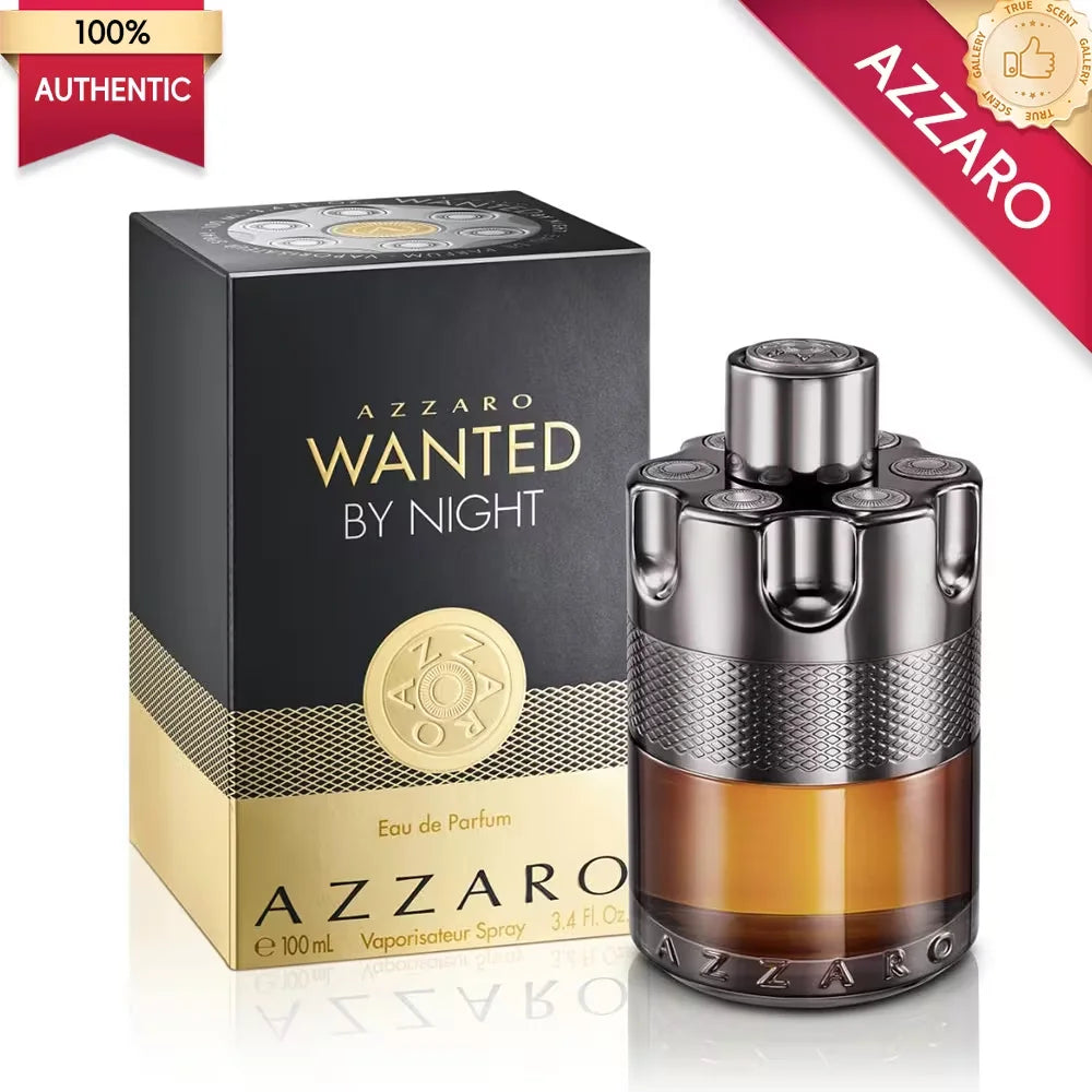 Azzaro The Most Wanted Eau de Parfum Intense, Black-gold Gun Design, Tobacco Amber Woody Fragrance, Maximum Longevity Seductive Scent, Luxury Mens Cologne for Date Night Khamik Shop Online