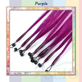 RESIO Color  8D Tip Hair Extensions 100% Real Human Hair Microbeads Extensions Color Purple Blue Pink Gray 18-20inch 0.5g/Strand Khamik Shop Online