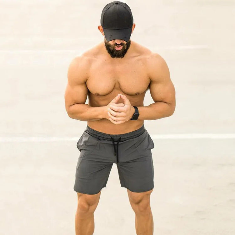 Running Shorts Men Quick Dry Workout Bodybuilding Gym Shorts Spandex Sports Jogging 2023 Pocket Tennis Training Shorts Khamik Shop Online