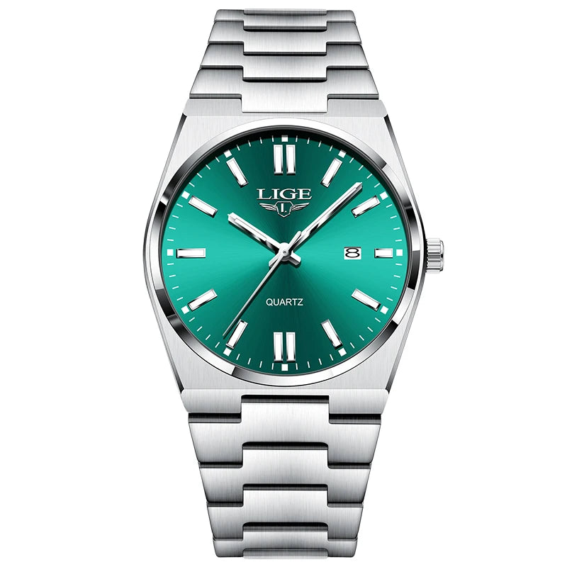 Fashion Watches for Men Stainless Steel Waterproof Luminous Man Watch Date Week Luxury Casual Men Quartz Watch Reloj Hombre
