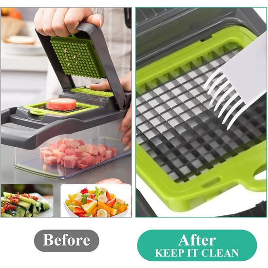 2Pcs Vegetable Chopper Cleaning Brush Tool Multipurpose White Plastic Onion Dicer Cutter Cleaner Compatible With Most Salad Choppers Dishwasher Safe Kitchen Gadget Khamik Shop Online