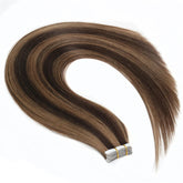BHF Tape In Hair Extensions Human Hair 20pcs/Pack European Remy Straight Invisible Tape Ins Adhensive 100% Human Hair For Salon Khamik Shop Online