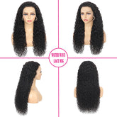 100% Human Hair Water Wave 13X6 Lace Front Wigs Pre Plucked 200 Density Deep Part Curly Wig For Woman 5X5 Wavy HD Closure Wig 32 Khamik Shop Online