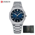 CURREN 8456 Business Quartz Stainless Steel Strap Watch Square Dial Casual Style Wristwatch with Waterproof Function Khamik Shop Online
