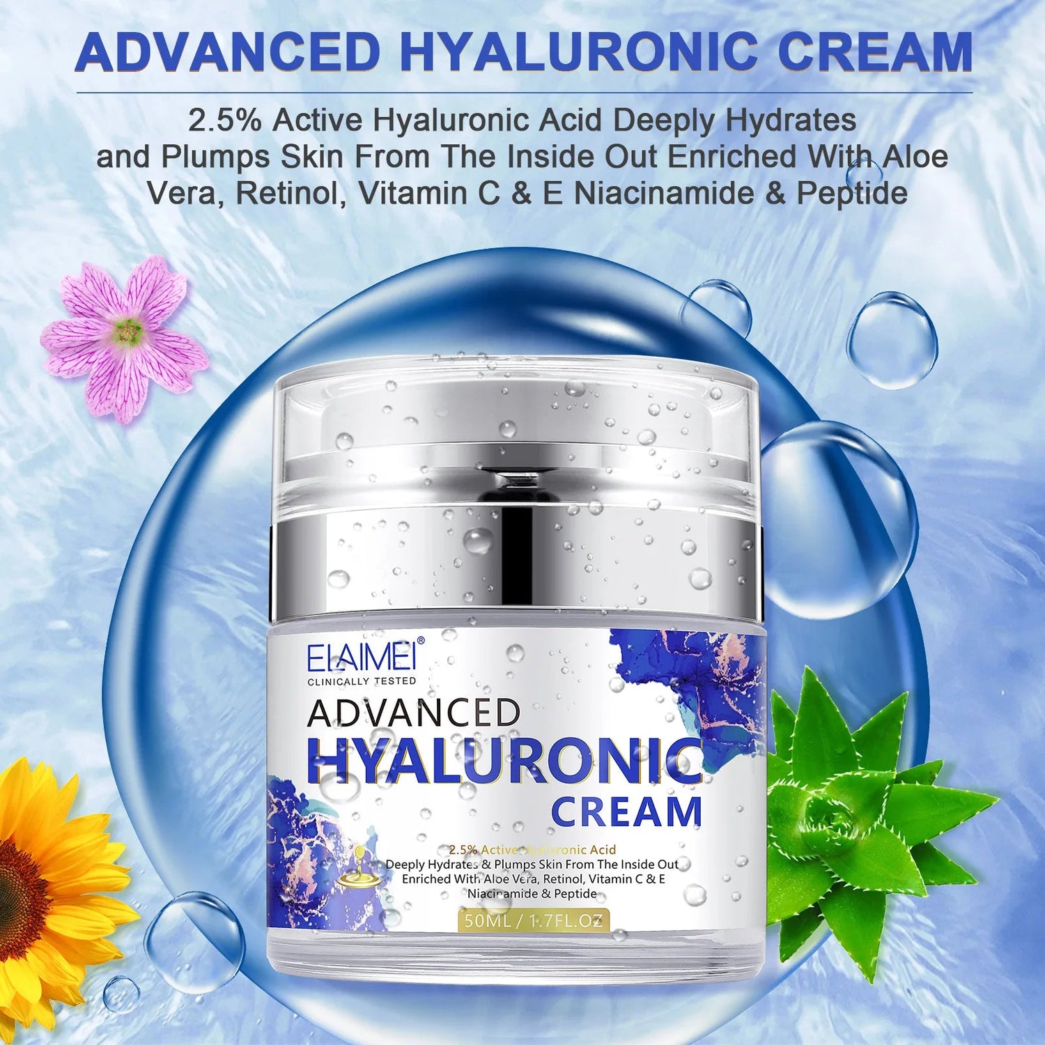 50ml Retinol Face Cream Moisturizing Firming Brightening skincare Collagen Hyaluronic Acid Facial Creams Skin Care Khamik Shop Online