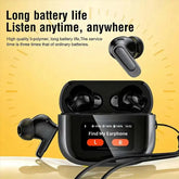 Lenovo V11 TWS Wireless Earphones Touch Screen Digital Display Bluetooth Headset In Ear ANC Noise Reduction Headphone With Mic Khamik Shop Online