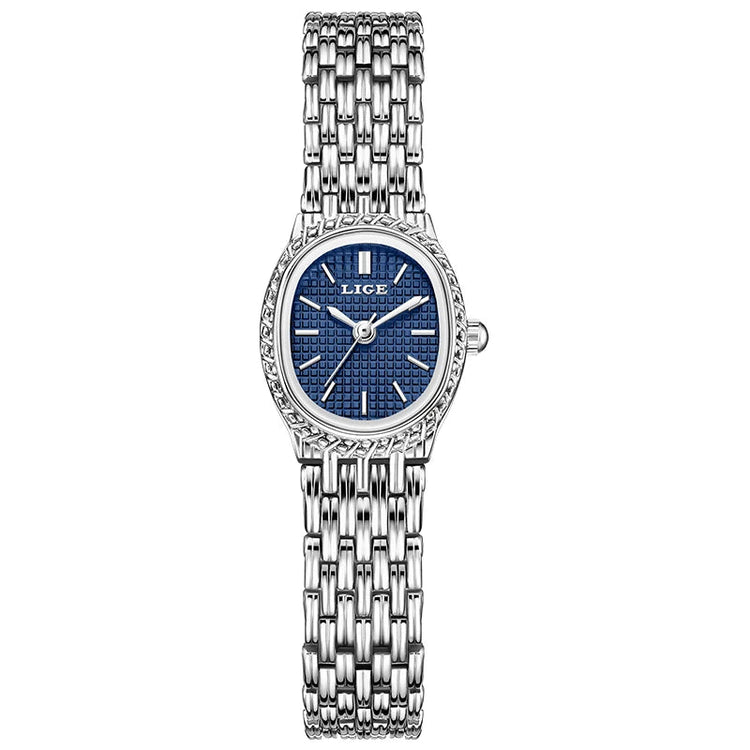 LIGE Fashion Luxury Quartz Woman Watch Elegant Classic Simple Dial Waterproof Stainless Ladies Watches for Women Reloj Mujer+Box Khamik Shop Online