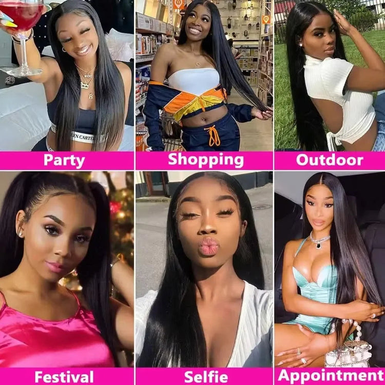 18-46 Inch Straight Human Hair Wigs 13x4 13x6 HD Lace Frontal Wigs For Women Glueless Bone Straight Lace Front Human Hair Wigs HD Lace Frontal Human Hair Wigs Straight 360 Lace Frontal Wig Khamik Shop Online