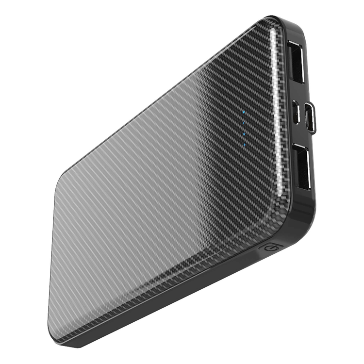 Xyst Super Slim 10000mAh Dual USB Power Bank Sky Iapetus