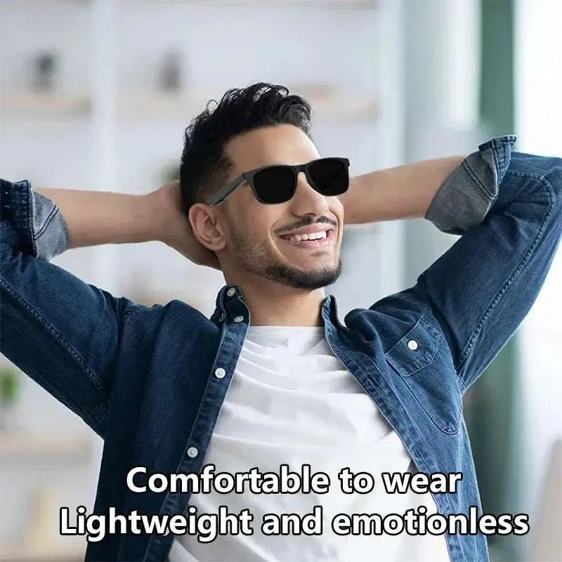 Lenovo 2026 New AI Smart Glasses 8K HD Voice Assistant Translator Control Touch Photo Camera Recording Bluetooth Sunglasses Khamik Shop Online