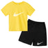 Summer Brand White T-shirt+Shorts Two-piece Set Kids New Clothing Fashion Letter Boy Girl3-13Yrs Sports Short-sleeved Casual Set Khamik Shop Online