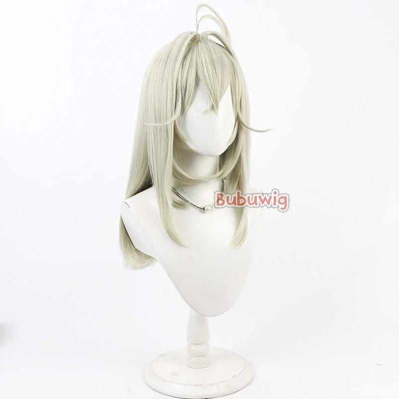 Bubuwig Synthetic Hair Moria Ruruka Cosplay Wigs Star Detective Precure! Moria Ruruka 60cm Long Light Green Wig Heat Resistant Khamik Shop Online