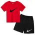 Summer Brand White T-shirt+Shorts Two-piece Set Kids New Clothing Fashion Letter Boy Girl3-13Yrs Sports Short-sleeved Casual Set Khamik Shop Online