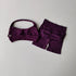 Sexy Halter Neck Beautiful Back High Waist Peach Sports Bras Shorts Suit Pilates Gathering Yoga Vest Training Fitness Bra Sets Khamik Shop Online