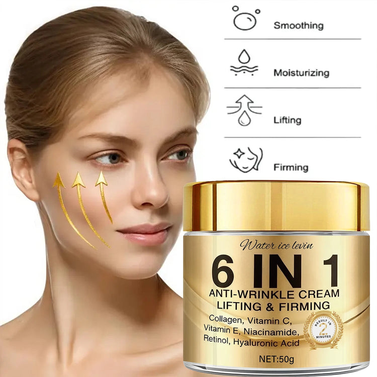 6 in 1 Cream with Collagen, Retinol & Hyaluronic Acid, Lifts, Firms & Nourishes for Softer, Confident Skin Khamik Shop Online